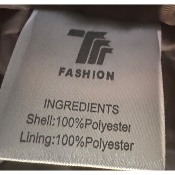 Mens X-Large TBMPOY TRR Brown Bomber Jacket Quilted Lining Zip Arm Pocket XL - Picture 5 of 9